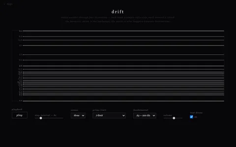 drift — interface