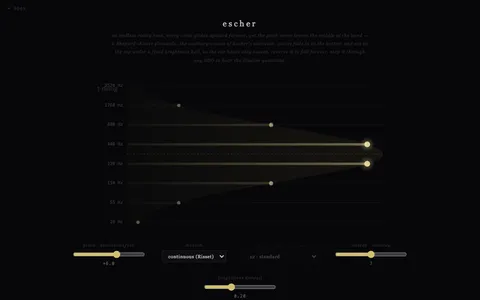 escher — interface