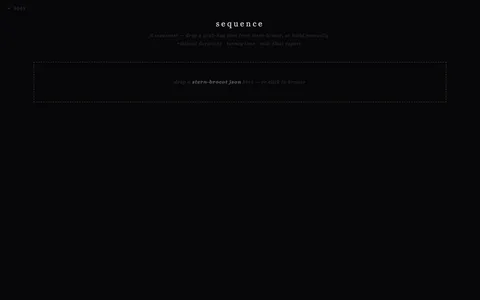 sequence — interface