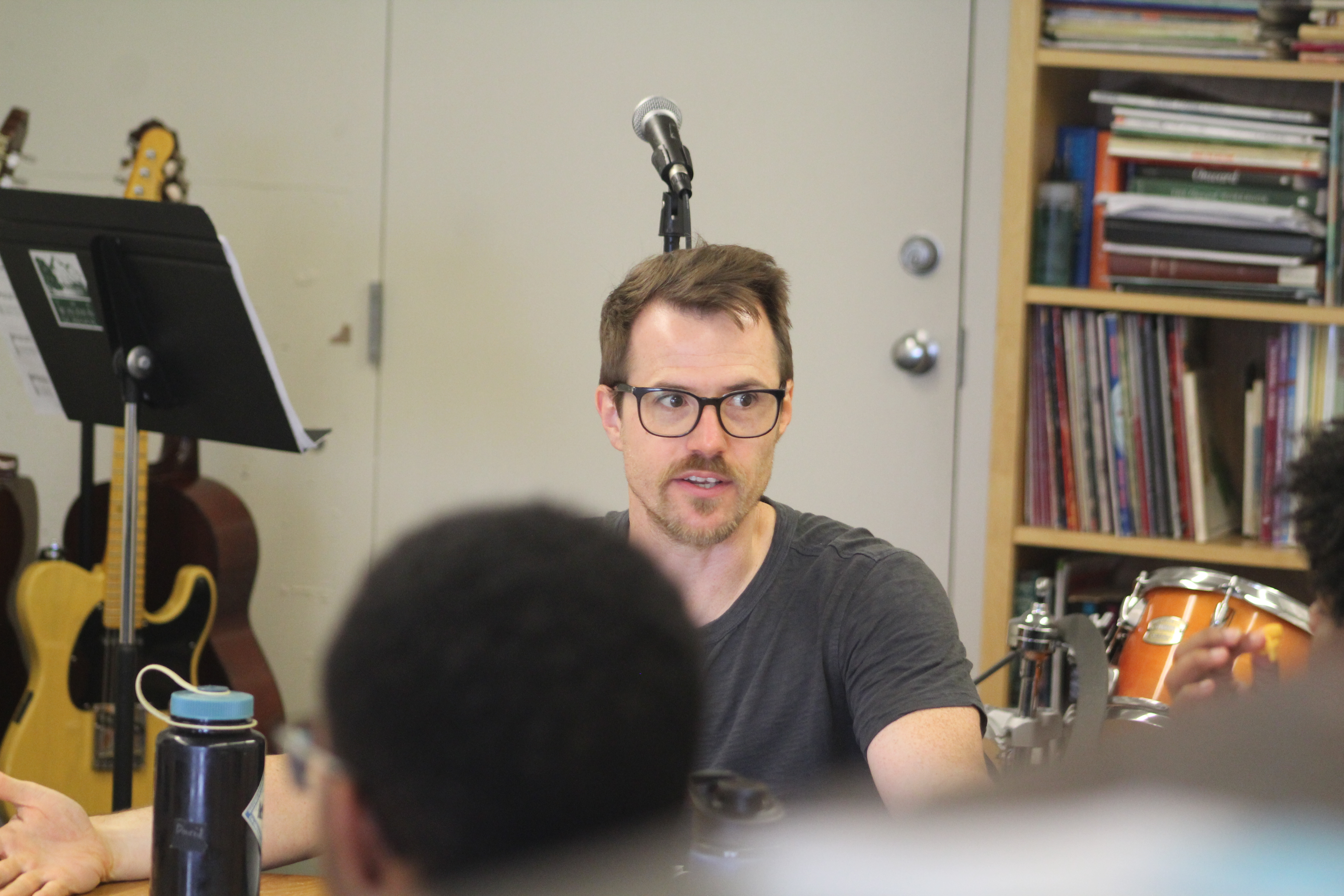David Carlton Adams at the Walden School, 2024 — photo by Shannon Dunning