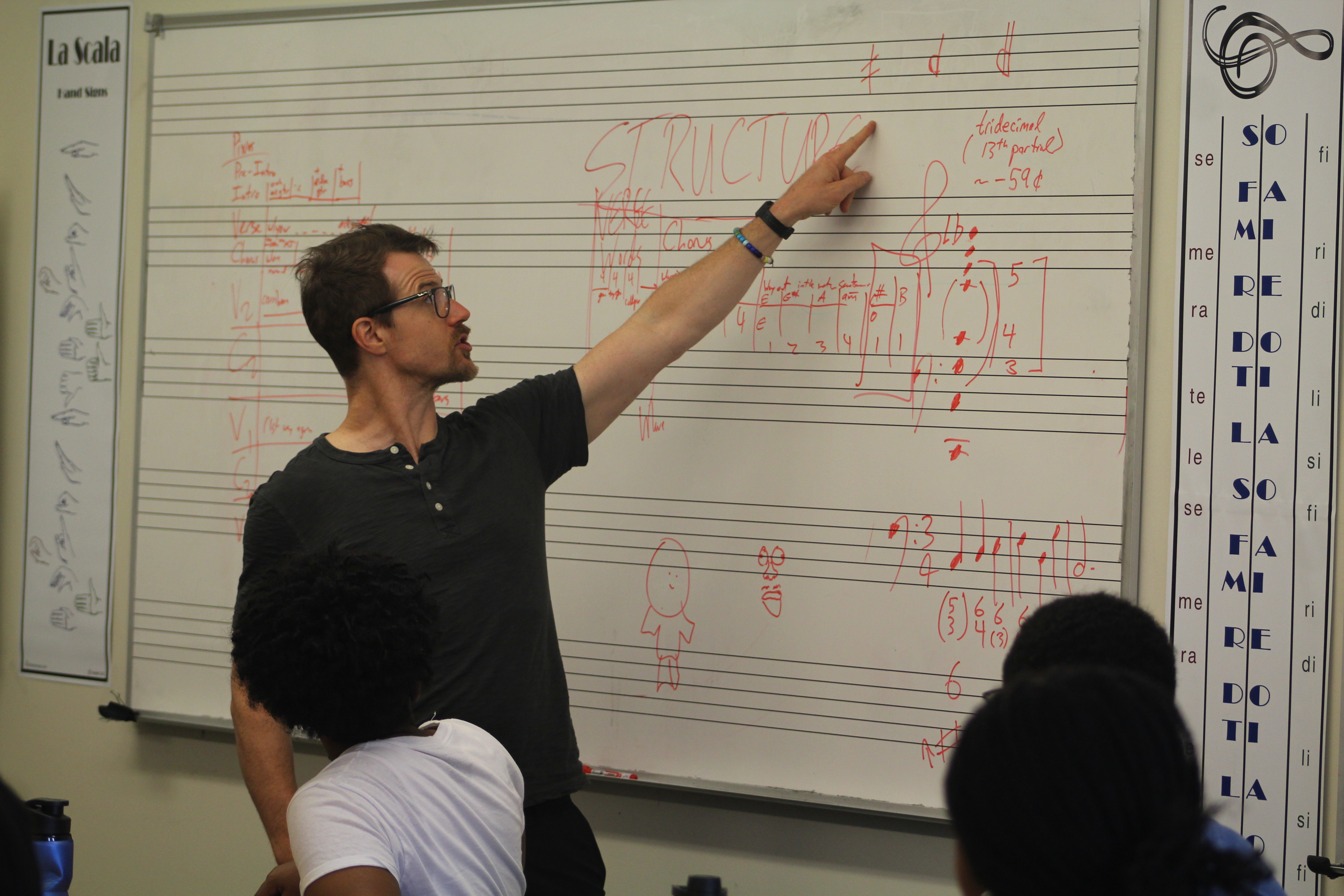 David Carlton Adams at the Walden School, 2024 — photo by Shannon Dunning