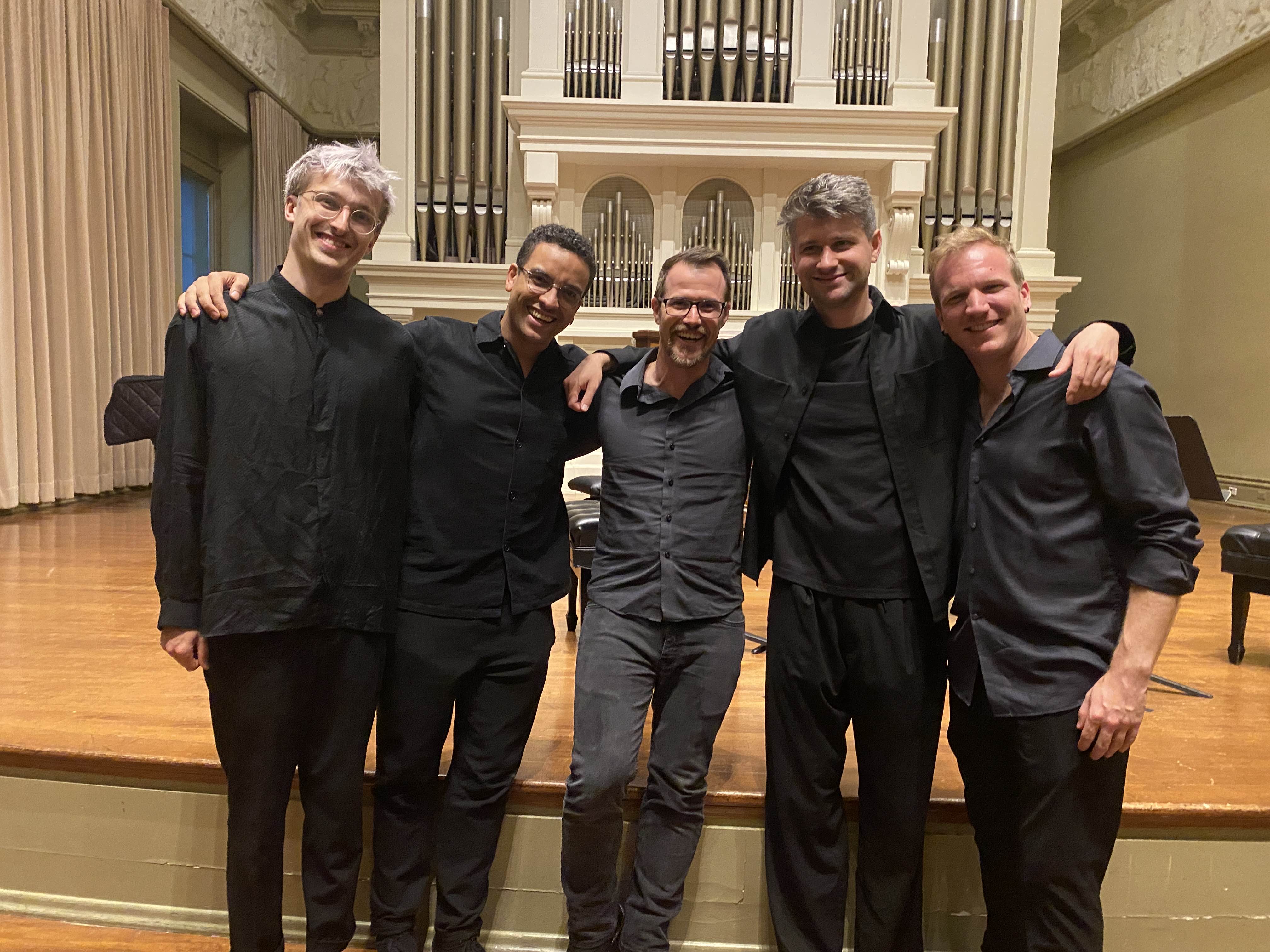 David Carlton Adams with the Rothko Quartet, June 2025