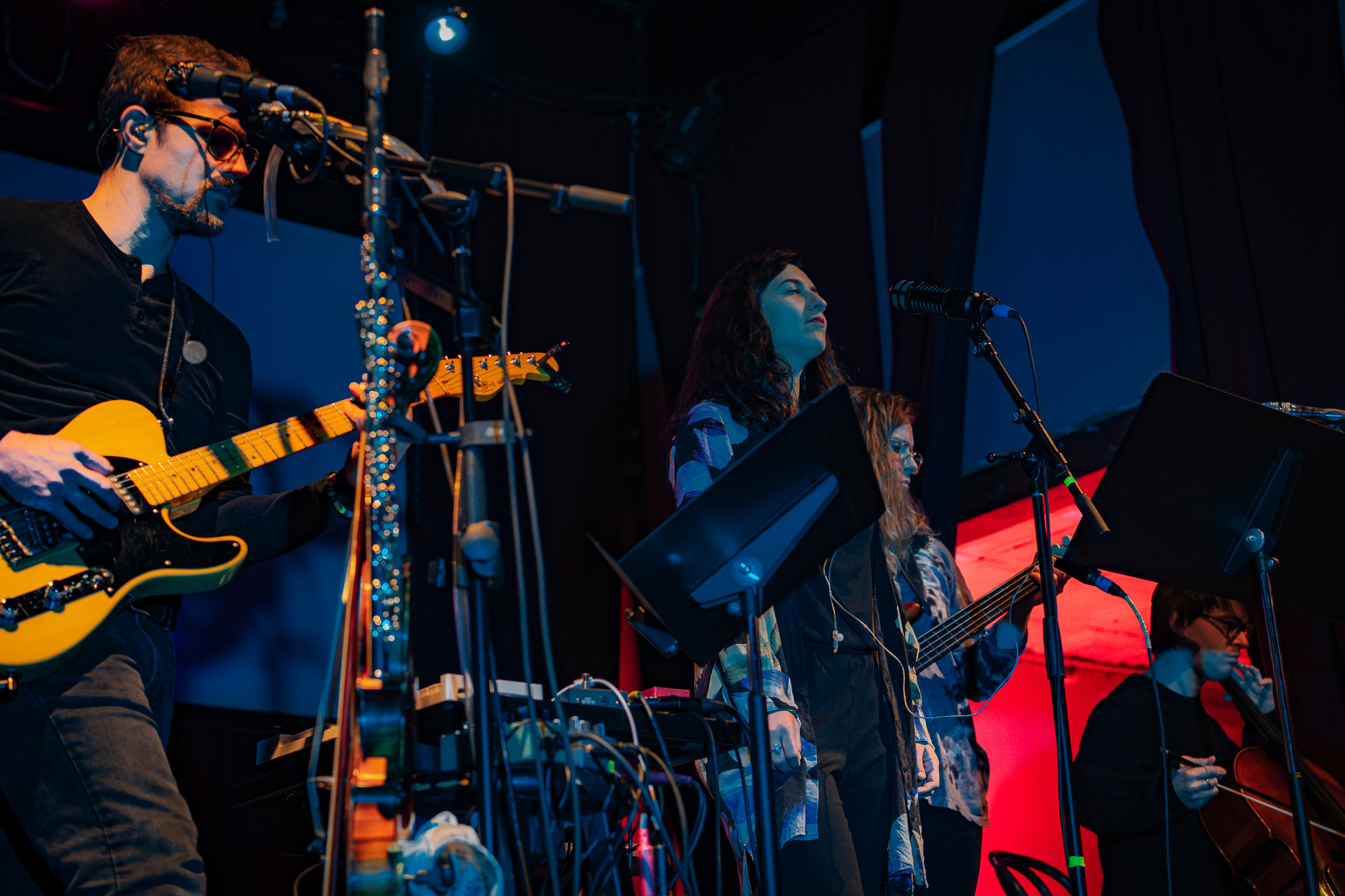 David Carlton Adams performing with SALLT at Le Mondo, January 2026
